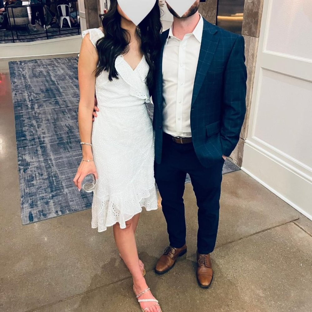 White House Black Market White Dress